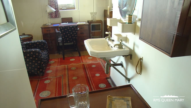 The Captain's cabin and senior crew quarters