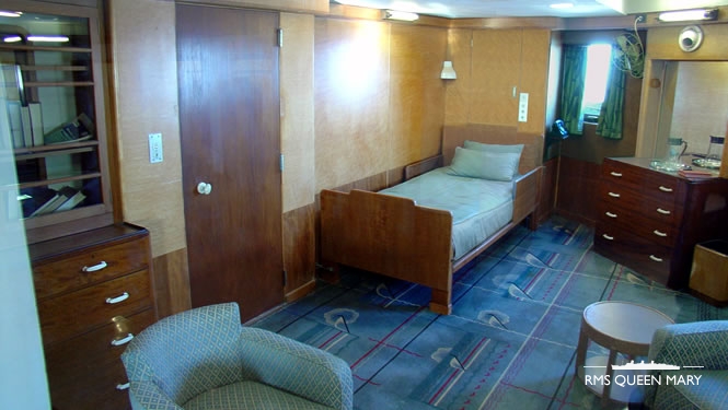The Captain's cabin and senior crew quarters