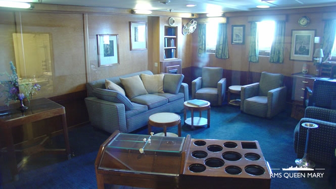 The Captain's cabin and senior crew quarters